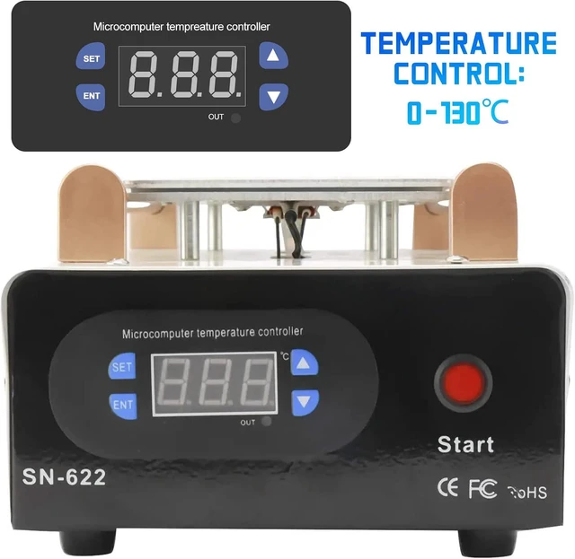 Alt view image 4 of 7 - 7 Inch LCD Screen Separator Machine with Built-In Pump, Touch Screen LCD Glass Lens Removal for Cellphone iPad Repair