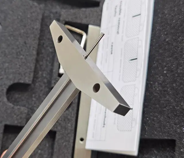 Alt view image 4 of 6 - Digital Depth Caliper with Detachable Wide Jaw Bridge - 0-6"/150mm Stainless Steel Depth Gauge, 0.001" Precision, Extra-Large LCD Screen for Professionals, Machining & DIY Measurements