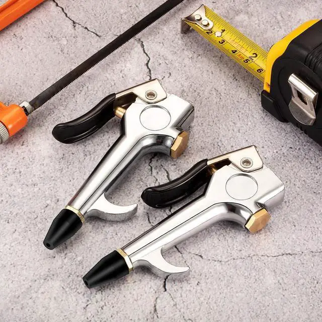 Alt view image 5 of 7 - 8 Pieces Air Blow Tools Adjustable Nozzle Blow Tool Air Compressor Flow Nozzle Accessories for Industrial Household Compressor