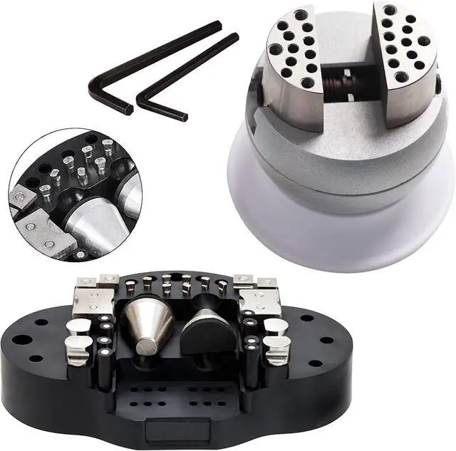 Main image of Ball Vise Engraving Setting Tool 360°Rotation Professional Ball Vise 30 PCS Attachment Jewelry Engraving Block Tools Standard Block (3inch)