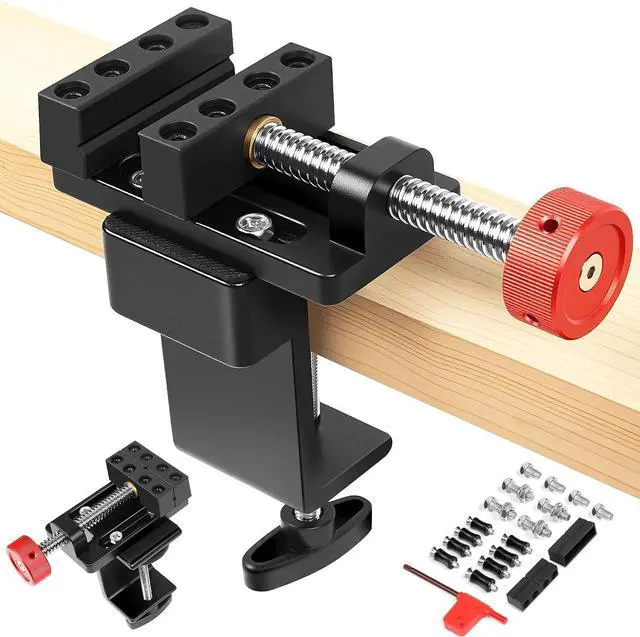 Main image of ArtyMaster Mini Drill Press Vise with Rubber Soft Jaws, 0-2.48" Clamping Range Mini Vice Clamp for Crafts, Jewelry Making, Modeling and Repairs, Precision Aluminum Small Vise for Small Projects