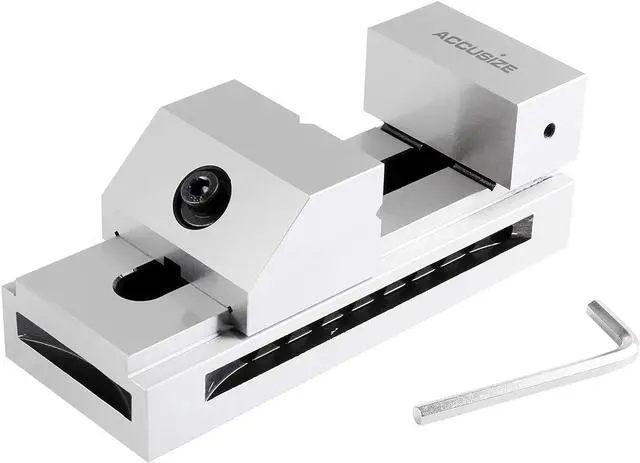 Main image of 3'' Precision Screwless Vise, Hardened, 0.0002'', 0235-0303 | 0-3.94 in. Jaw Opening, 7.48 in. Length, 2.87 in. Width, 2.76 in. Height, 0235-0303