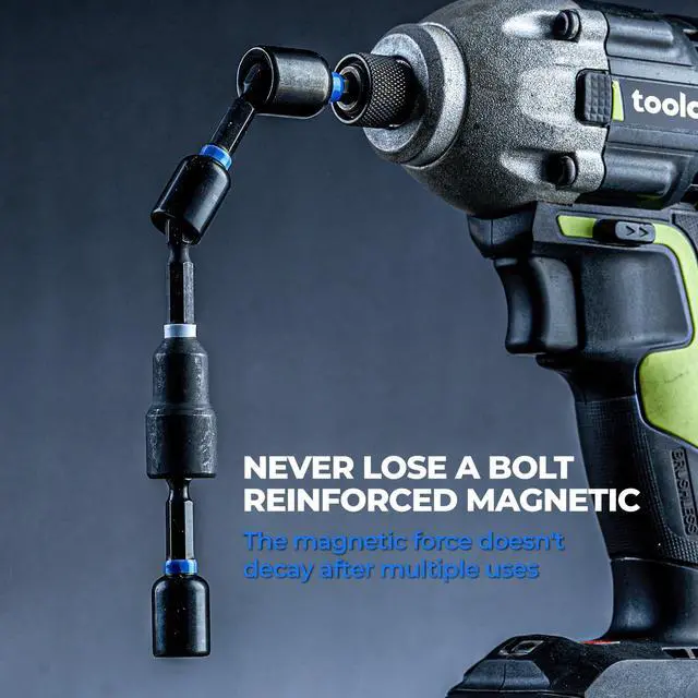 Alt view image 6 of 7 - Nut Driver Set, Metric & SAE, 34-Piece | Strengthened magnetic retention, easier screw pickup, impact-driver use, repeated-use fastening, multi-size set