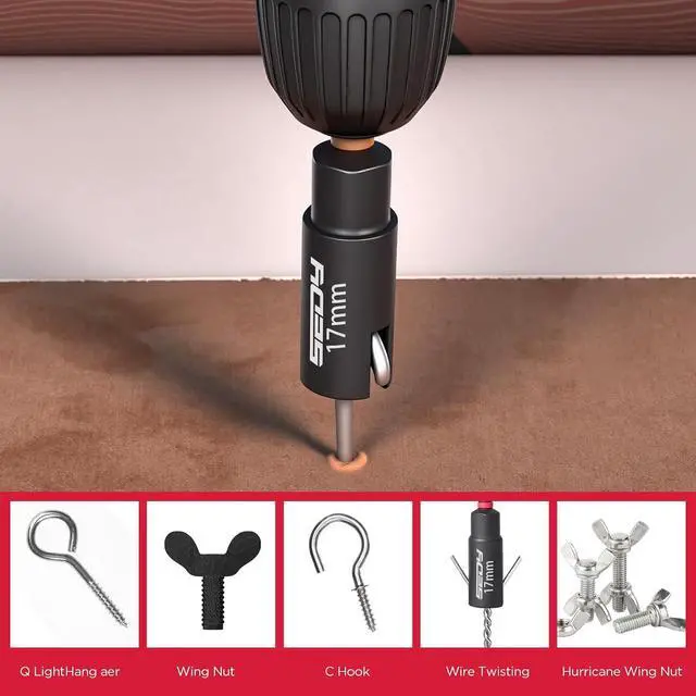 Alt view image 6 of 7 - 41-Piece Premium 1/4" Drive Magnetic Impact Nut Driver Set Metric & SAE Standard & Deep with Socket Adapters, 2-in-1 Ratchet Wrench, Wing Nut Driver, Universal Sockets, Quick Release Bit Holder