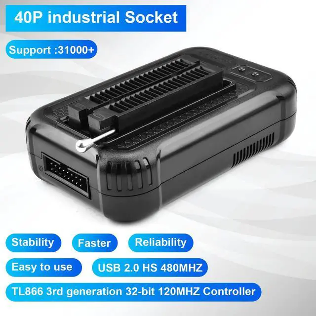 Alt view image 5 of 6 - T48 TL866-3G Programmer,TL866II Upgrade Programmer Support 31000+ ICS for SPI/NAND/EMMC/EMCP/Flash/MCU/Tester/TL866CS TL866II Plus +(12 Parts)