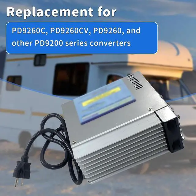 Alt view image 2 of 6 - PD9260C 12V 60A RV Power Converter Compatible with inteli Power 9200 Series | Converter/Charger with Built-in Charge Wizard 120V to 12V for Campers Caravans Replace# PD9260 PD9260CV