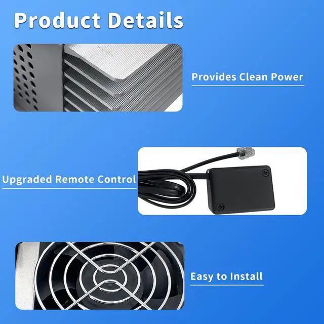Alt view image 5 of 6 - PD9260C 12V 60A RV Power Converter Compatible with inteli Power 9200 Series | Converter/Charger with Built-in Charge Wizard 120V to 12V for Campers Caravans Replace# PD9260 PD9260CV