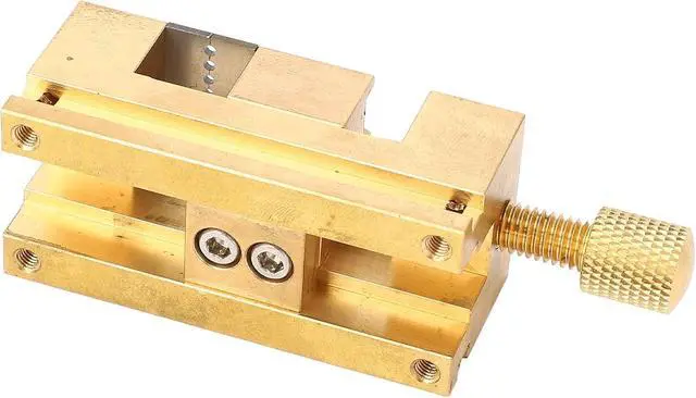 Alt view image 7 of 7 - Watch Repair Vise Clamp, Mini Bench Vice Clamp, Mini Flat Clamp Holder Tube Clamp Vise for Jewelers Watchmaker DIY Carving, 0.2-1.5mm Hole Dia