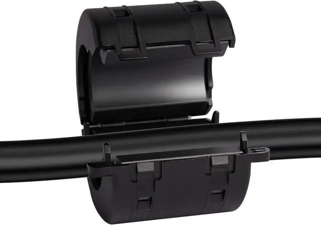 Alt view image 2 of 5 - High-Saturation Automotive Ferrite Core Snap-On Power Line Noise & Transient Suppression for Vehicle Battery & Electrical Systems (Passive EMP V19006)