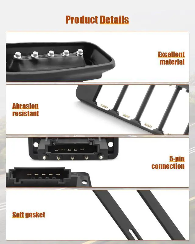 Alt view image 4 of 6 - Power Sliding Door Contact Switch Kit Fit for Mercedes-Benz Sprinter 1500 2500 3500 2019-2024 Metris Cargo 2017-2023, Replace 9078213000 9078213100, 5 Pin