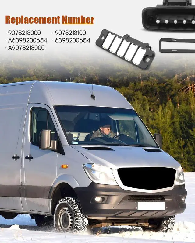 Alt view image 5 of 6 - Power Sliding Door Contact Switch Kit Fit for Mercedes-Benz Sprinter 1500 2500 3500 2019-2024 Metris Cargo 2017-2023, Replace 9078213000 9078213100, 5 Pin