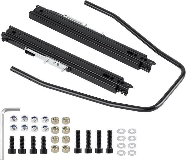 Main image of Seat Slider Track Assembly for Universal Aftermarket Seats | Adjustable mounting rail kit compatible with most bucket seats and racing seats, 7-inch front and after motion