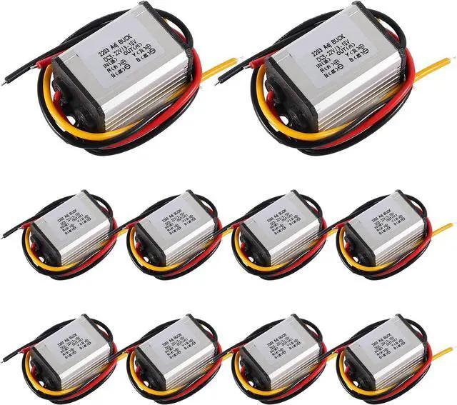 Main image of 10PCS DC-DC Buck Power Converter Module, Adjustable Voltage Regulator 8-22V to 3-15V 5V 12V 3A Buck Converter for Car Auto Vehicle Motor