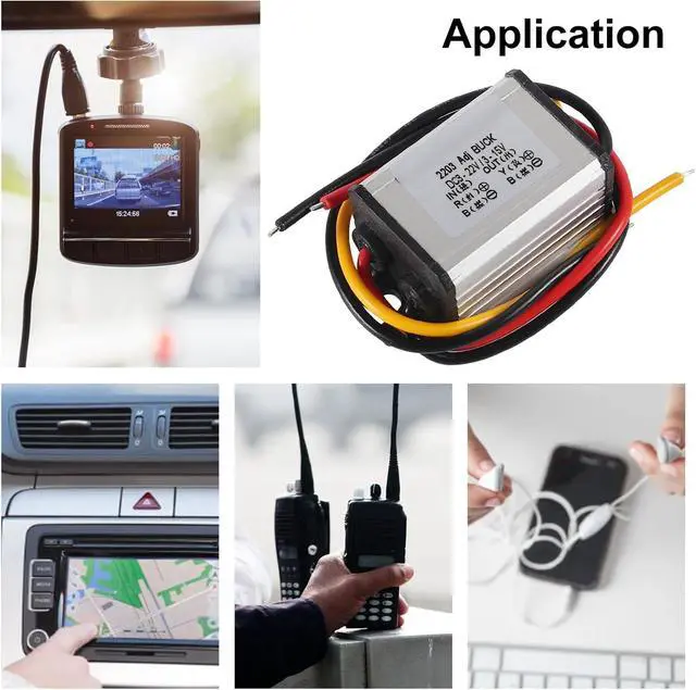 Alt view image 7 of 7 - 10PCS DC-DC Buck Power Converter Module, Adjustable Voltage Regulator 8-22V to 3-15V 5V 12V 3A Buck Converter for Car Auto Vehicle Motor