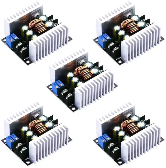 Main image of Adjustable Voltage Regulator Buck Converter CC CV Step Down Module DC 6-40V to DC 1.2-36V 20A 300W Power Module Charging Drive with Short Circuit Protection 5PCS