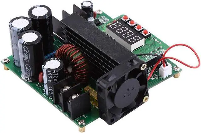 Alt view image 3 of 7 - Voltage Boost Converter DC-DC 8-60V to 10V-120V Adjustable Step Up Converter 900W Voltage Boost Module Regulator for Voltage Conversion
