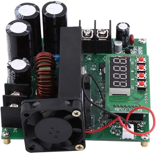 Alt view image 7 of 7 - Voltage Boost Converter DC-DC 8-60V to 10V-120V Adjustable Step Up Converter 900W Voltage Boost Module Regulator for Voltage Conversion