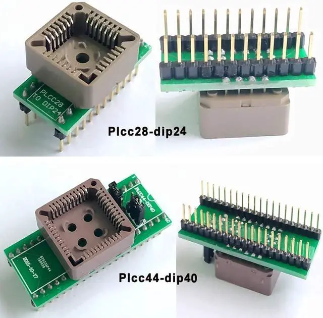 Alt view image 6 of 7 - 16pcs Universal Adapter Scoket Compatible with Xgecu T48 T56 RT809H RT809F EZP MCU Test Socket Programming Adapter ic chip avr Programmer