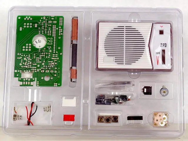 Main image of Tecsun 2P3 AM Radio Receiver Kit - DIY for Enthusiasts, Built it into a Radio case !