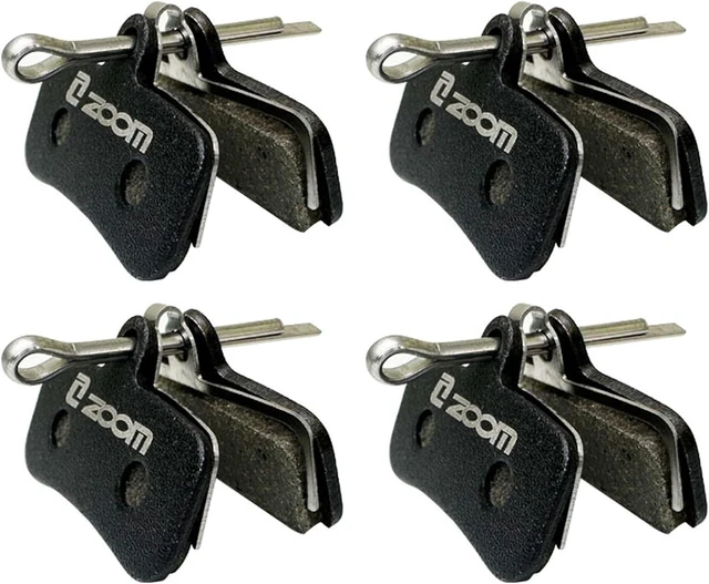 Main image of Zoom 4-Piston Disc Brake Pads for HB876 & HB876E Semi-Metallic, Compatible with Shimano BR-M8120 M7120 M6120 M8020 MT520 MT420, for MTB & eBike