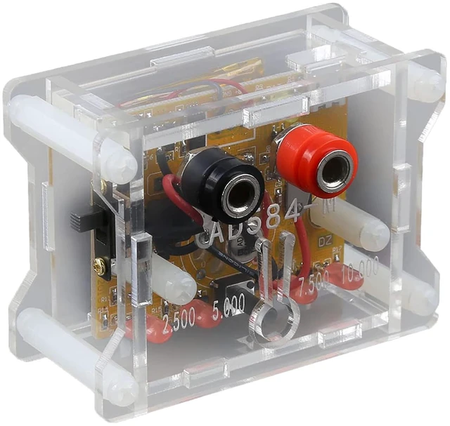 Alt view image 2 of 7 - AD584KH 4-Channel Voltage Reference Calibration Module with Transparent Housing
