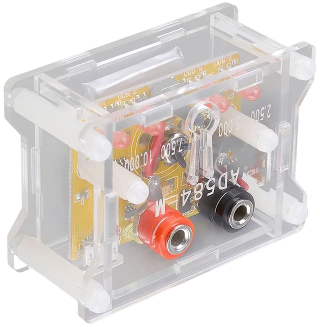 Alt view image 4 of 7 - AD584KH 4-Channel Voltage Reference Calibration Module with Transparent Housing