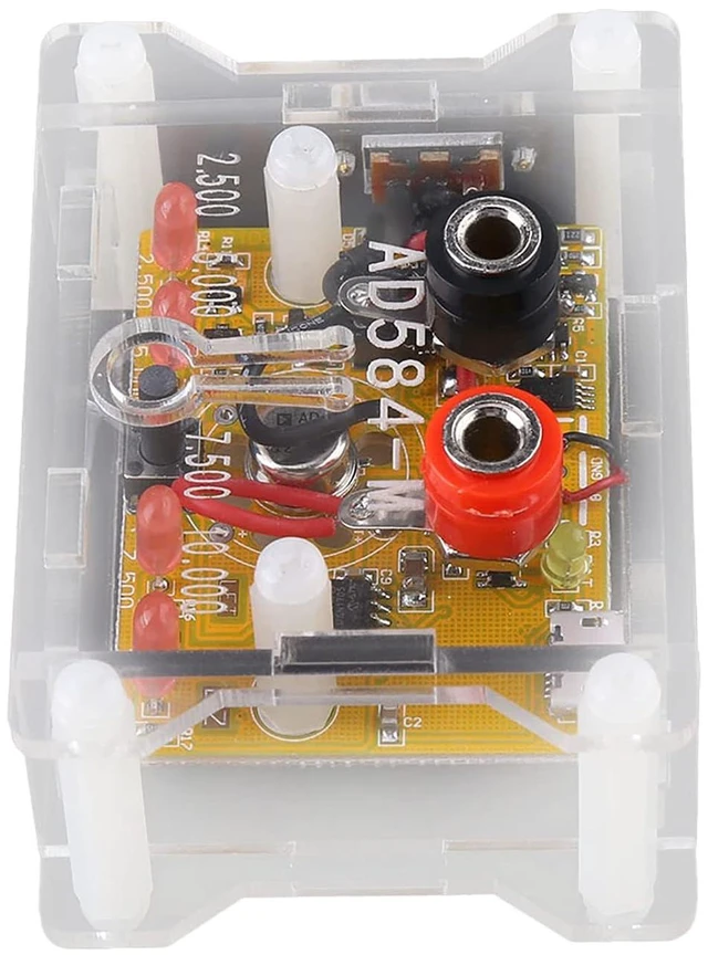 Alt view image 5 of 7 - AD584KH 4-Channel Voltage Reference Calibration Module with Transparent Housing