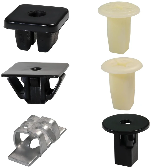 Alt view image 7 of 7 - 330pcs Grille, Headlight Bezel Nylon Nut #6#8#10 Screw Grommet Assortment