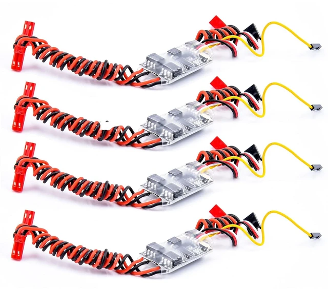 Alt view image 4 of 7 - 4 PCS Bidirectional 5A ESC Brushed Speed Controller, Dual Way