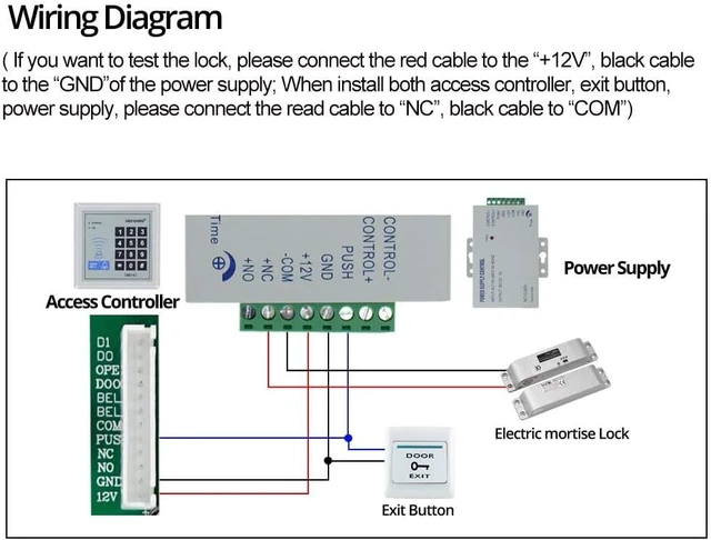 Alt view image 7 of 7 - 12V DC Electric Drop Bolt Lock, Fail-Safe NC Mode