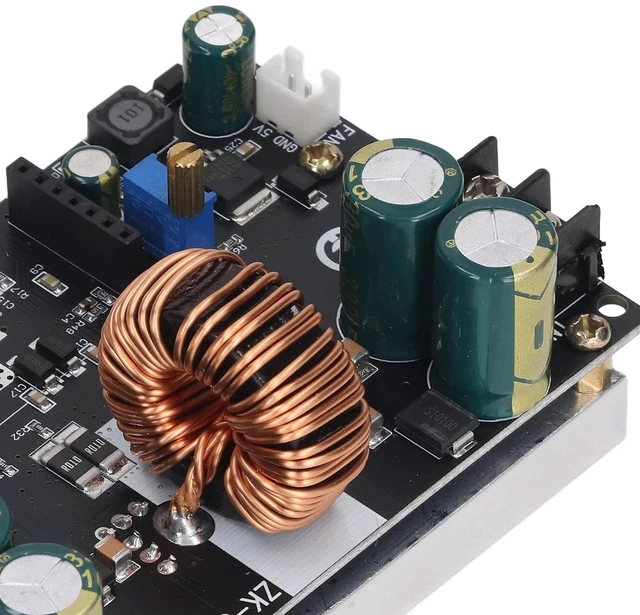 Alt view image 7 of 7 - 300W 20A DC-DC Boost/Buck Step-Up/Down Converter, Real-Time Control MPPT Module with Display for Circuit Prototyping Boards