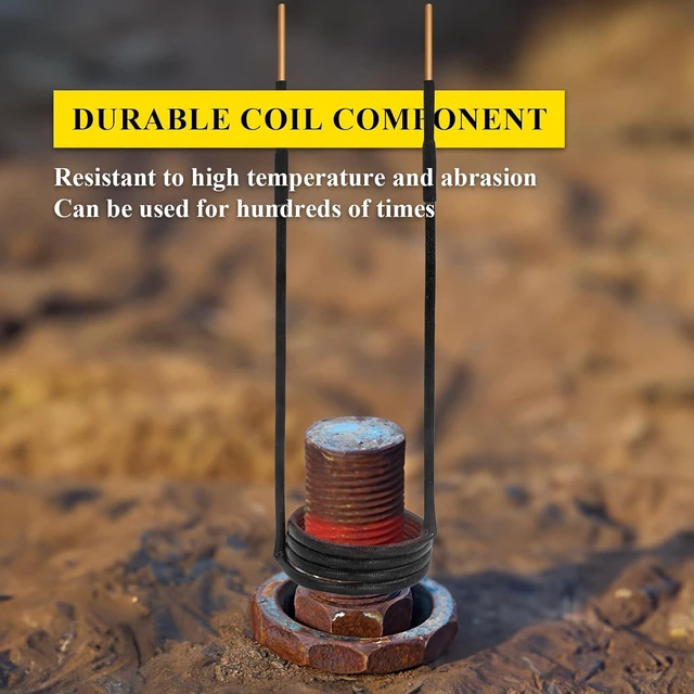Alt view image 2 of 7 - Magnetic Induction Heater Coil Kit - 10PCS Induction Heat Accessor for Removing Rusty Bolts and Nuts - B