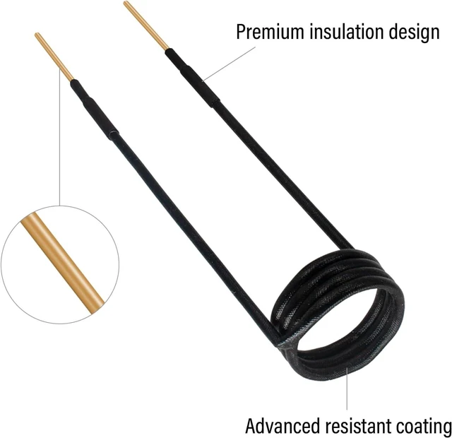 Alt view image 5 of 7 - Magnetic Induction Heater Coil Kit - 10PCS Induction Heat Accessor for Removing Rusty Bolts and Nuts - B
