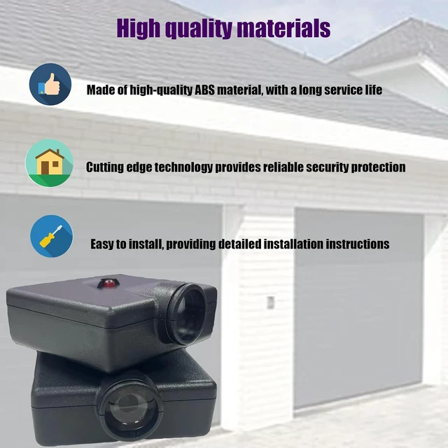 Alt view image 7 of 7 - 2Pack Garage Door Sensor Replacement for Genie/Overhead GSTB-R STB-BL.