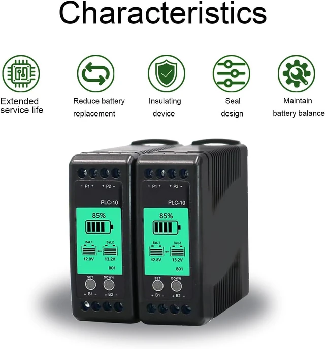 Alt view image 6 of 7 - Battery Equalizer, Voltage Balancer 12V/24V/48V/60V/72V/96V Battery Bank for Lead-Acid Batteries and Lithium Battery Balancer