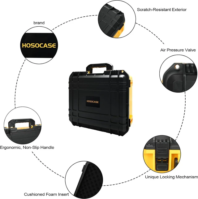 Alt view image 3 of 5 - Hard Case for Dewalt 20V Battery: Large Storage with Adjustable Dividers
