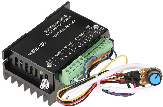 Main image of WS55-180 DC 20V-50V Brushless Spindle BLDC Motor Driver CNC Speed Controller Controlling Controls Board Module
