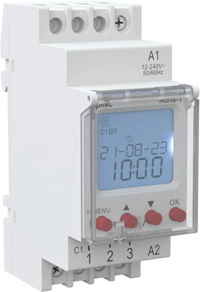Main image of PLK012676 Horis 1 Timer Weekly Timer Digital (1 Channel) Grey