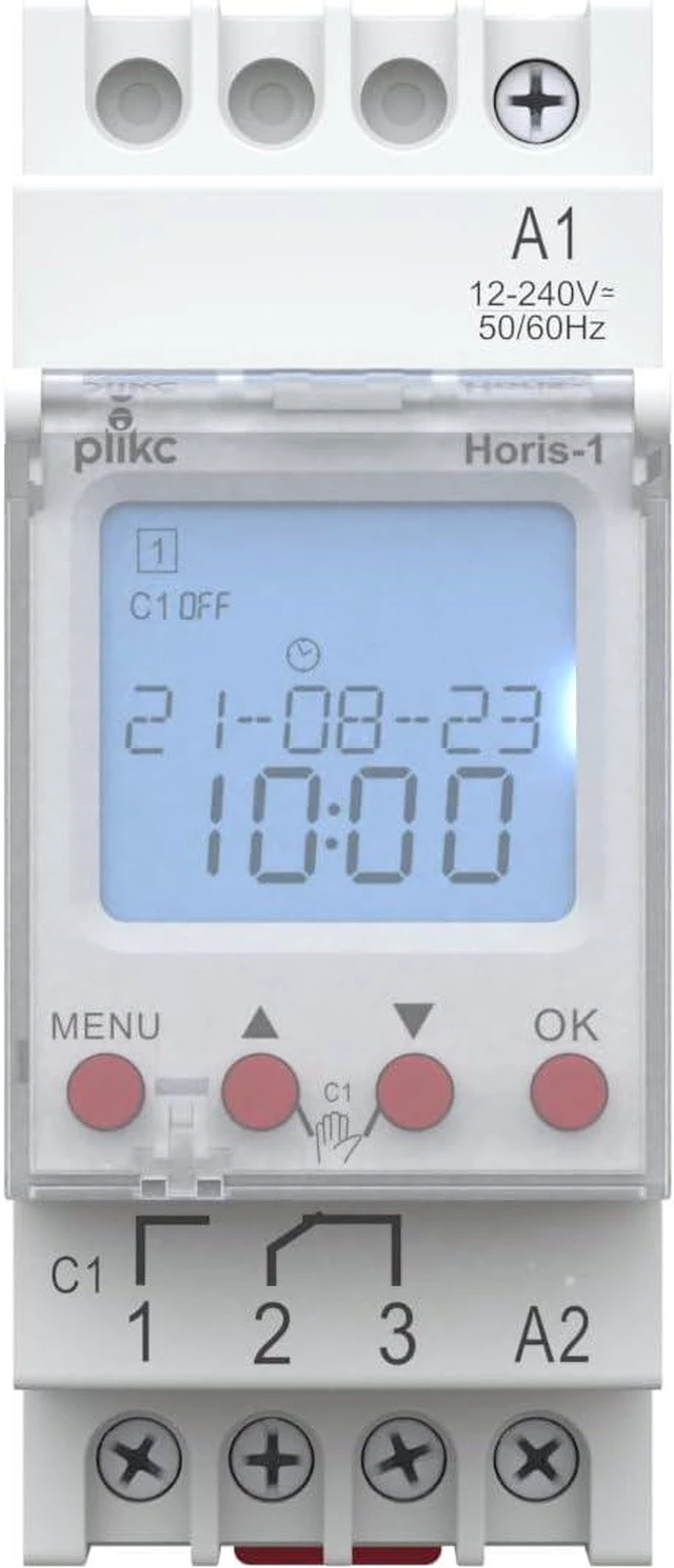 Alt view image 2 of 6 - PLK012676 Horis 1 Timer Weekly Timer Digital (1 Channel) Grey