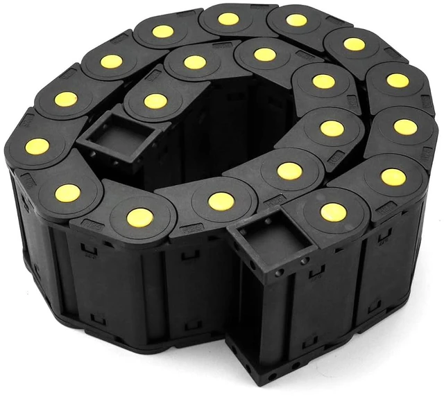Alt view image 6 of 7 - 4-Pack 1m 25x77mm Enclosed Plastic Drag Chain for CNC, 3D Printer & Automation