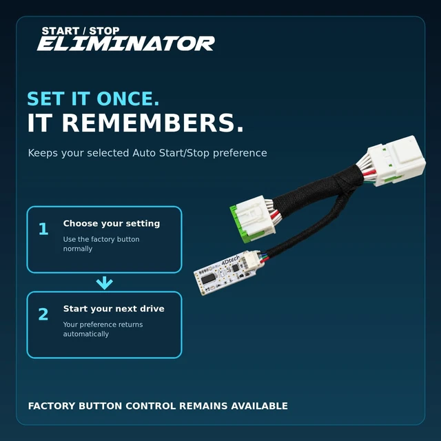Alt view image 3 of 6 - 4D Tech Auto Start Stop Eliminator for Ford F150 2021-2026