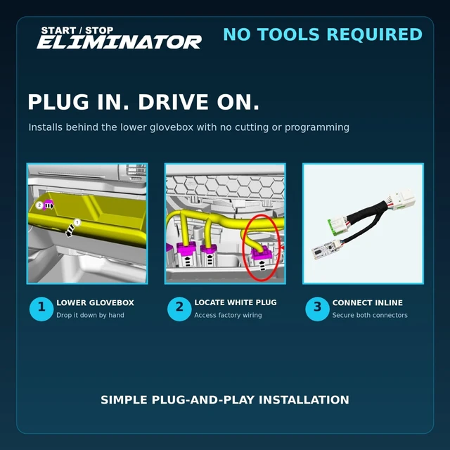 Alt view image 4 of 6 - 4D Tech Auto Start Stop Eliminator for Ford F150 2021-2026