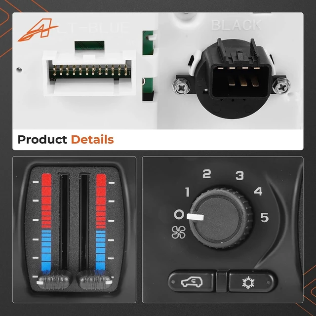 Alt view image 7 of 7 - 599-210XD Climate Control Module for Chevy Silverado & GMC Sierra 2003-2007