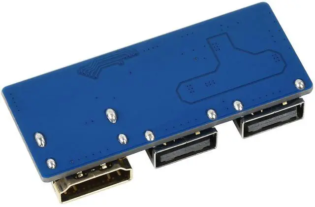 Alt view image 6 of 7 - USB HDMI Adapter CM4-IO-BASE Board,USB to HDMI Converter with USB 2.0 Portsx2/ HDMI Portsx1/ USB 2.0 FFC Connectorx1/HDMI FFC Connector x1,Adapting FFC Connector to Standard Connector