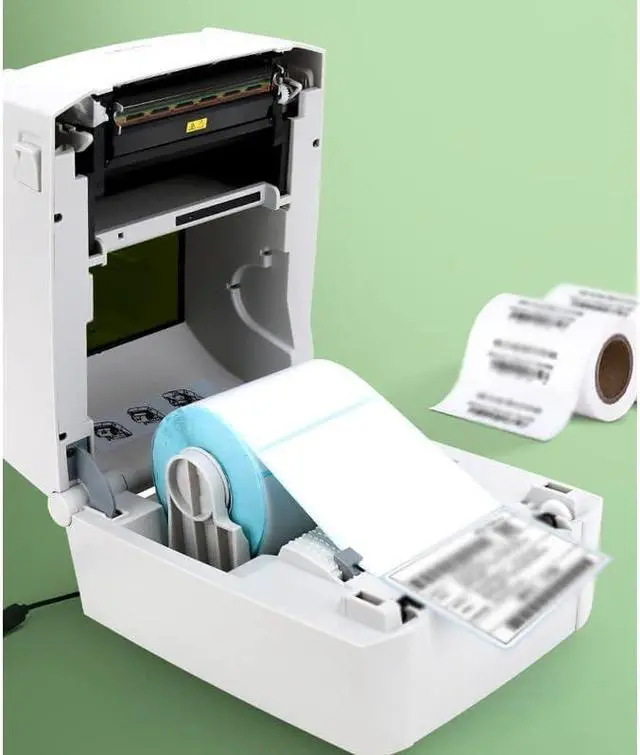 Alt view image 4 of 5 - Small Label Printer Mobile 58mm Thermal Multi Receipt Sticker