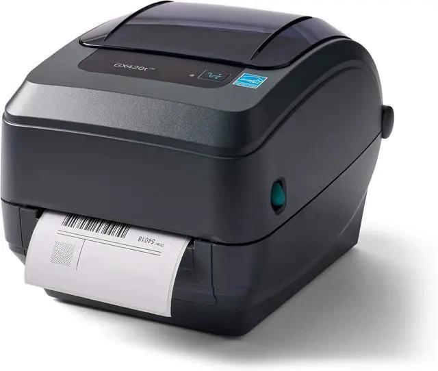 Main image of GX420t Thermal Transfer Desktop Printer Print Width of 4 in USB Serial and Ethernet Port Connectivity GX42-102410-000