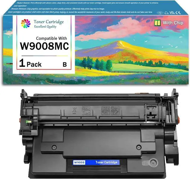 Main image of W9008MC Toner Cartridge Compatible for HP W9008MC Black Toner Cartridge Replacement for hp E50145DN MFP E52645DN E52645C Printers