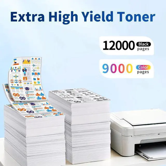 Alt view image 3 of 6 - TN810XL High Yield Toner Cartridge Replacement for TN-810XL Compatible with Brother HL-L3220CDW HL-L3280CDW HL-L3295CDW HL-L3300CDW Printer ( 2 Black, 1 Cyan, 1 Magenta, 1 Yellow, 5 Pack)