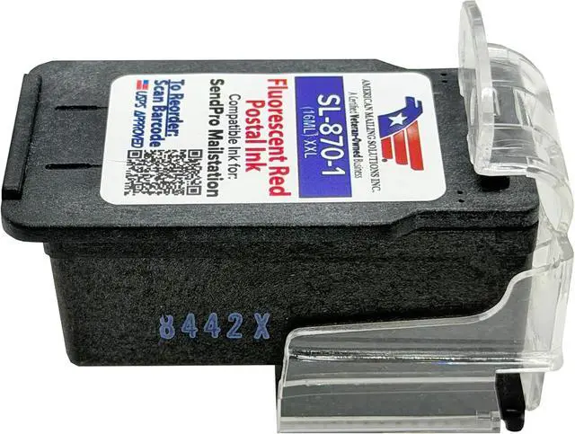 Alt view image 3 of 7 - PB SL-870-1 Fluorescent Red Ink Cartridge, XXL (16ML)