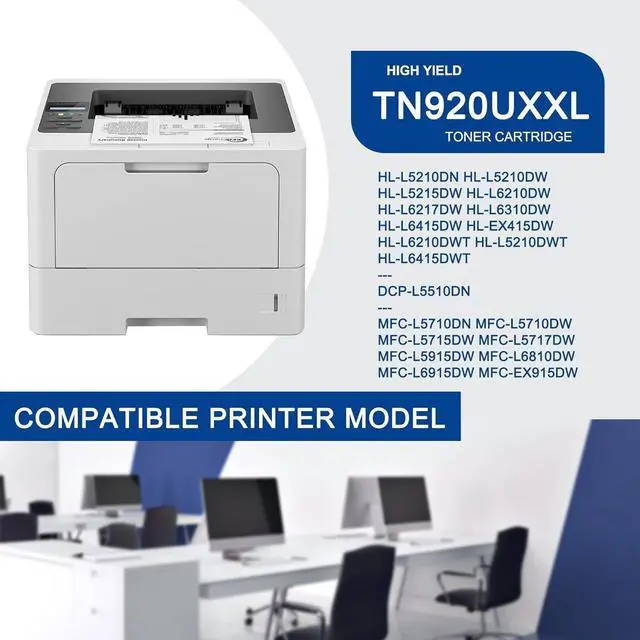 Alt view image 2 of 6 - pgisoxt 1 Pack TN920UXXL Black Toner Cartridge High Yield Compatible with Brother HL-L5210DN L5210DW L5210DWT L6415DWT L5510DN L5710DN L5710DW L5715DW L5717DW -L5915DW Printers